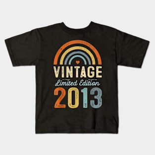 2013 Limited Edition Rainbow 10th Birthday Boy Kids T-Shirt